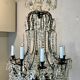 Grand lustre cage italien