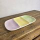 Dish from the Gien earthenware factory with 3 compartments