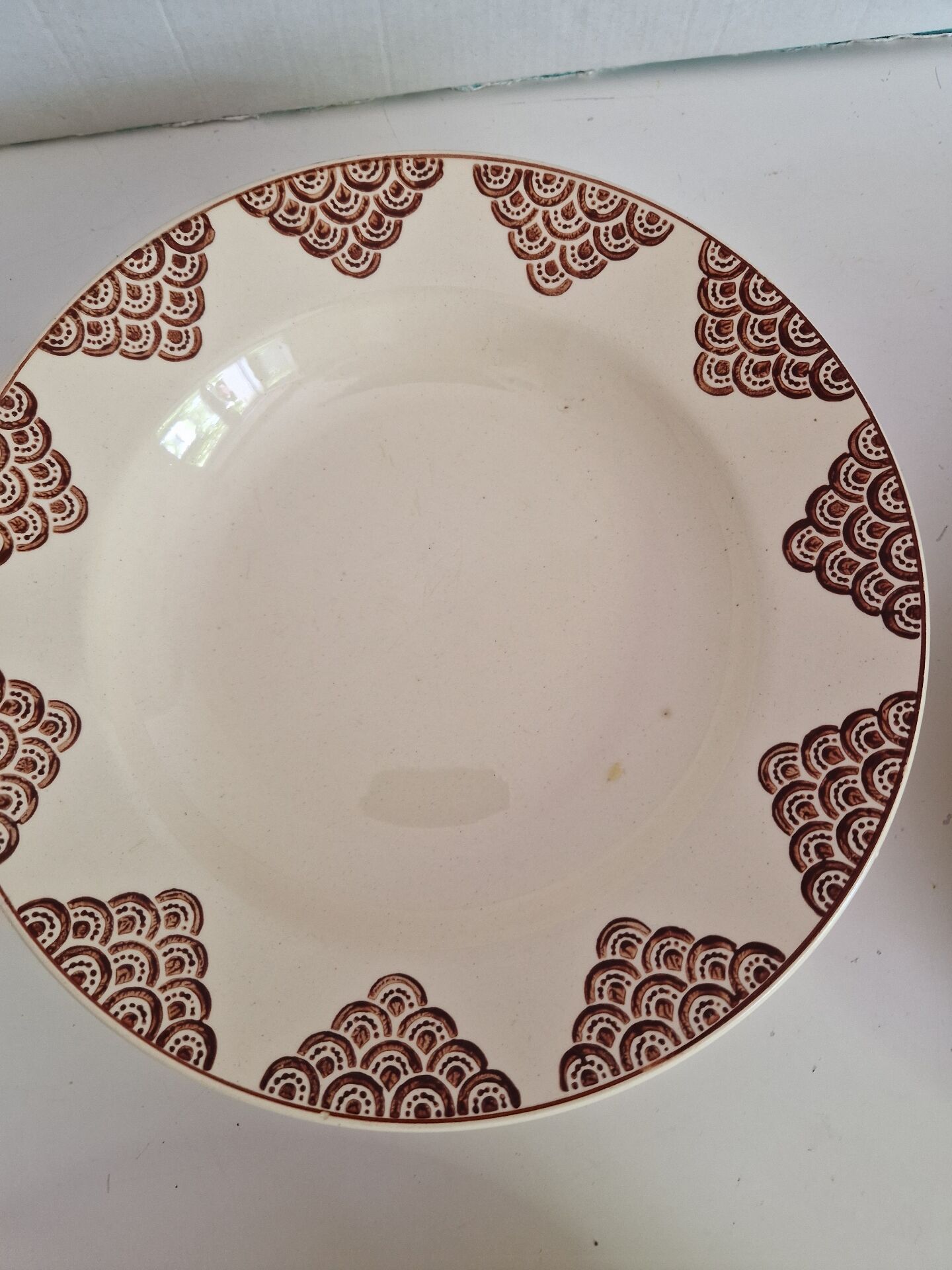 Set of 12 Deep Plates Saint Amand Model 4054