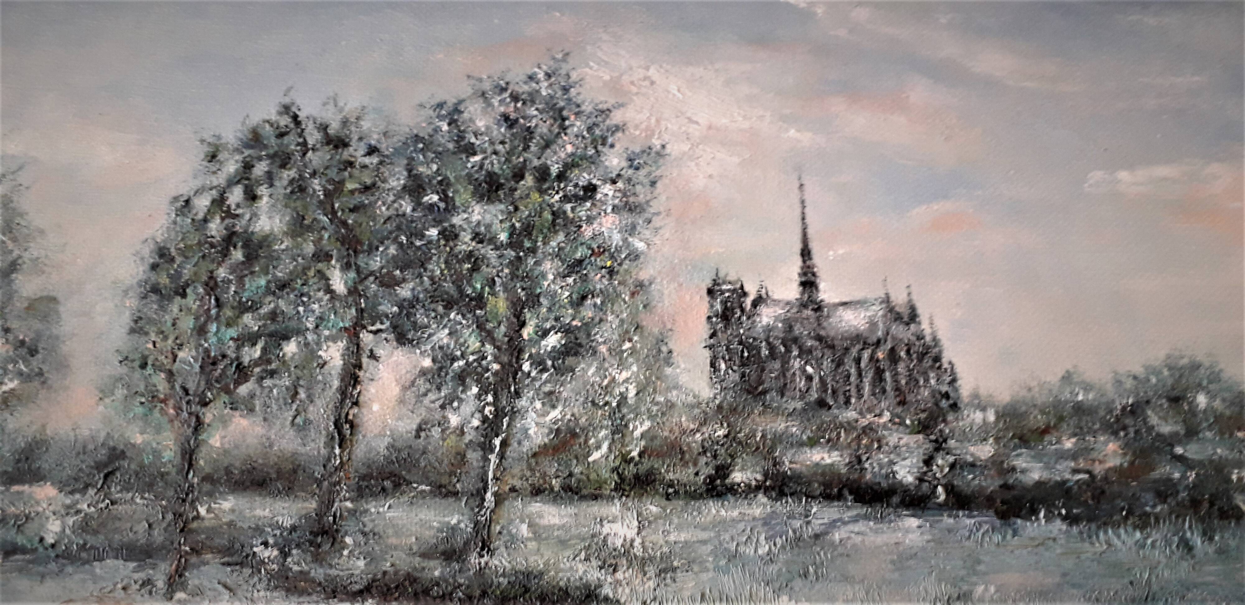 Beautiful oil painting on canvas 41 x 33 cm