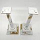 Rare pair of candlesticks designed by Gio Ponti for Ginori.