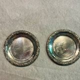 Crystal and silver-plated salt and pepper set