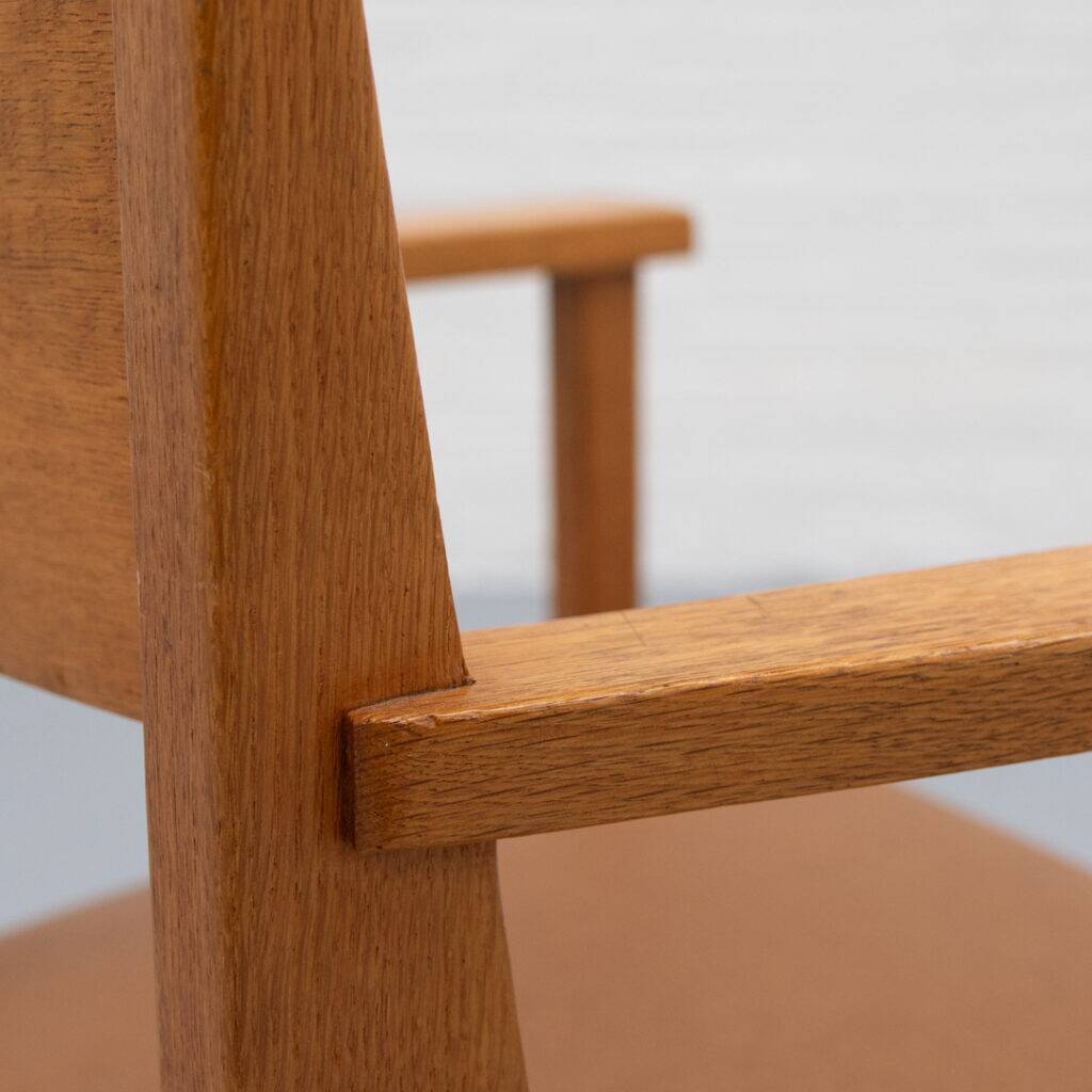 Leather Dutch Art Deco Chair