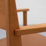 Leather Dutch Art Deco Chair