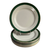 8 Digoin Sarreguemines plates