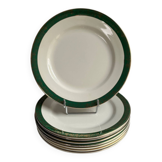 8 Digoin Sarreguemines plates