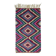 Turkish Kilim Yuruk Vintage 136x245 cm Geometric Pink Green Purple