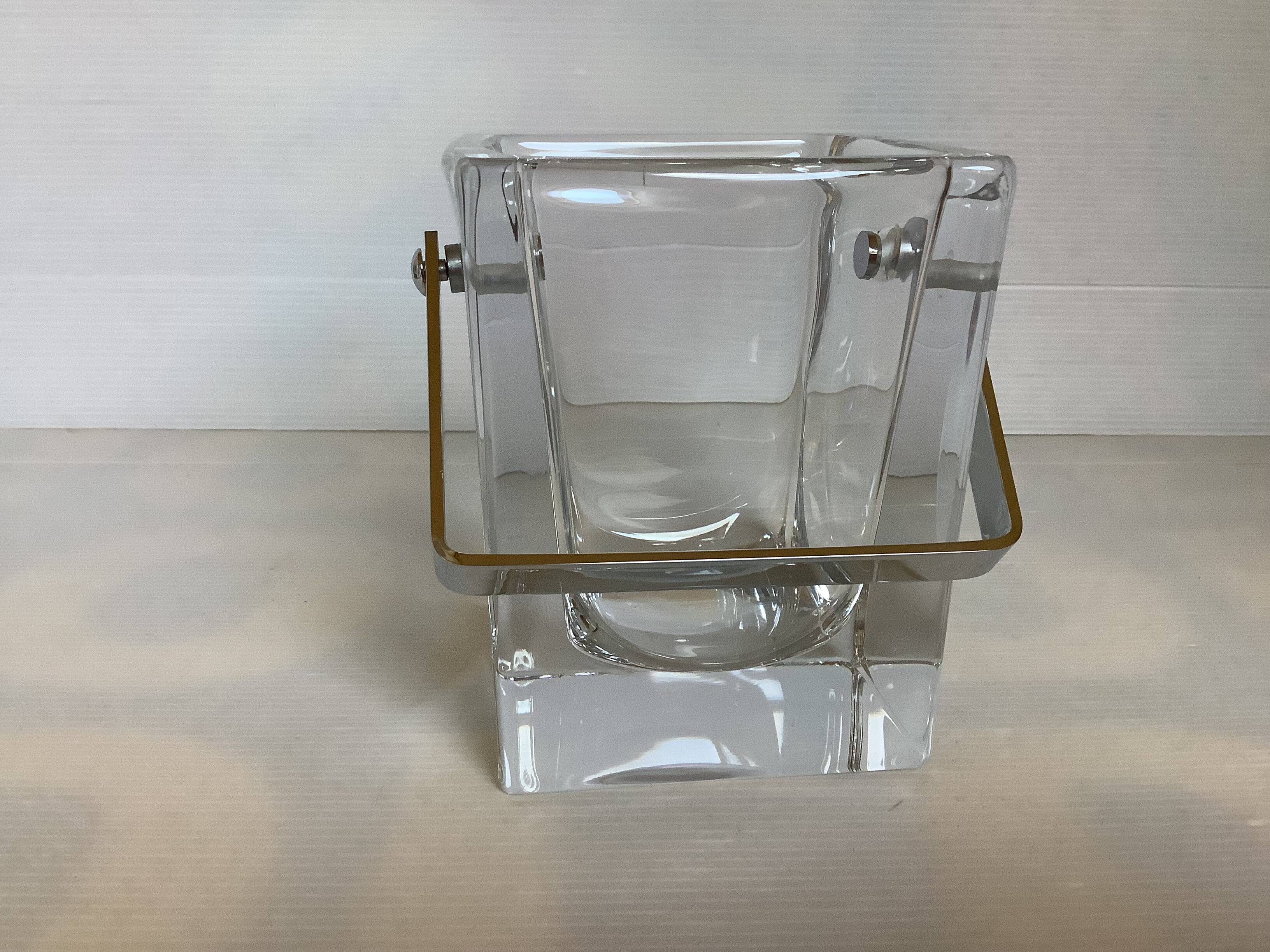 Crystal ice bucket from Sèvres