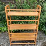 Vintage folding bookseller shelf
