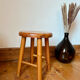 Vintage pine stool