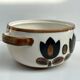 Vintage Boch "Kimono" cache-pot in earthenware – Belgium, 1950s