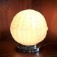 Authentic 20th-century Art Deco globe lamp in coloured glass.