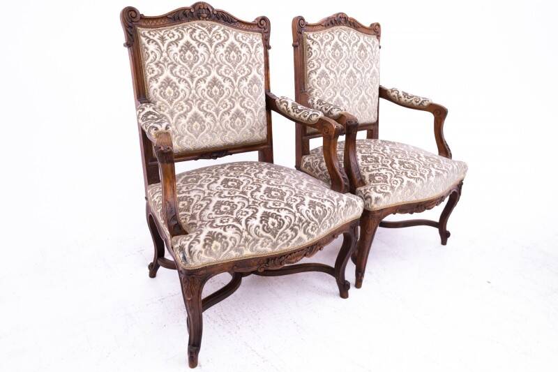 Paire de fauteuils, France, vers 1900
