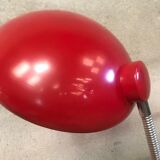 Vintage metal red lamp 1960