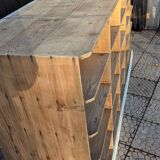 Wooden locker cabinet