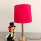 Table lamp in brass Art Nouveau style