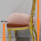 Paire de Chaises en Bois Doré Époque Napoléon III – 2ème partie du XIXe
