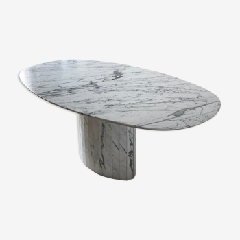 Table marble arabescato Italy vintage