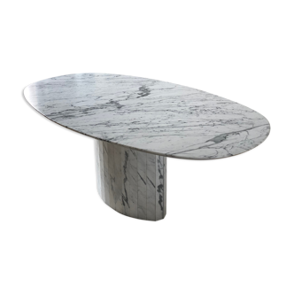 Table marble arabescato Italy vintage