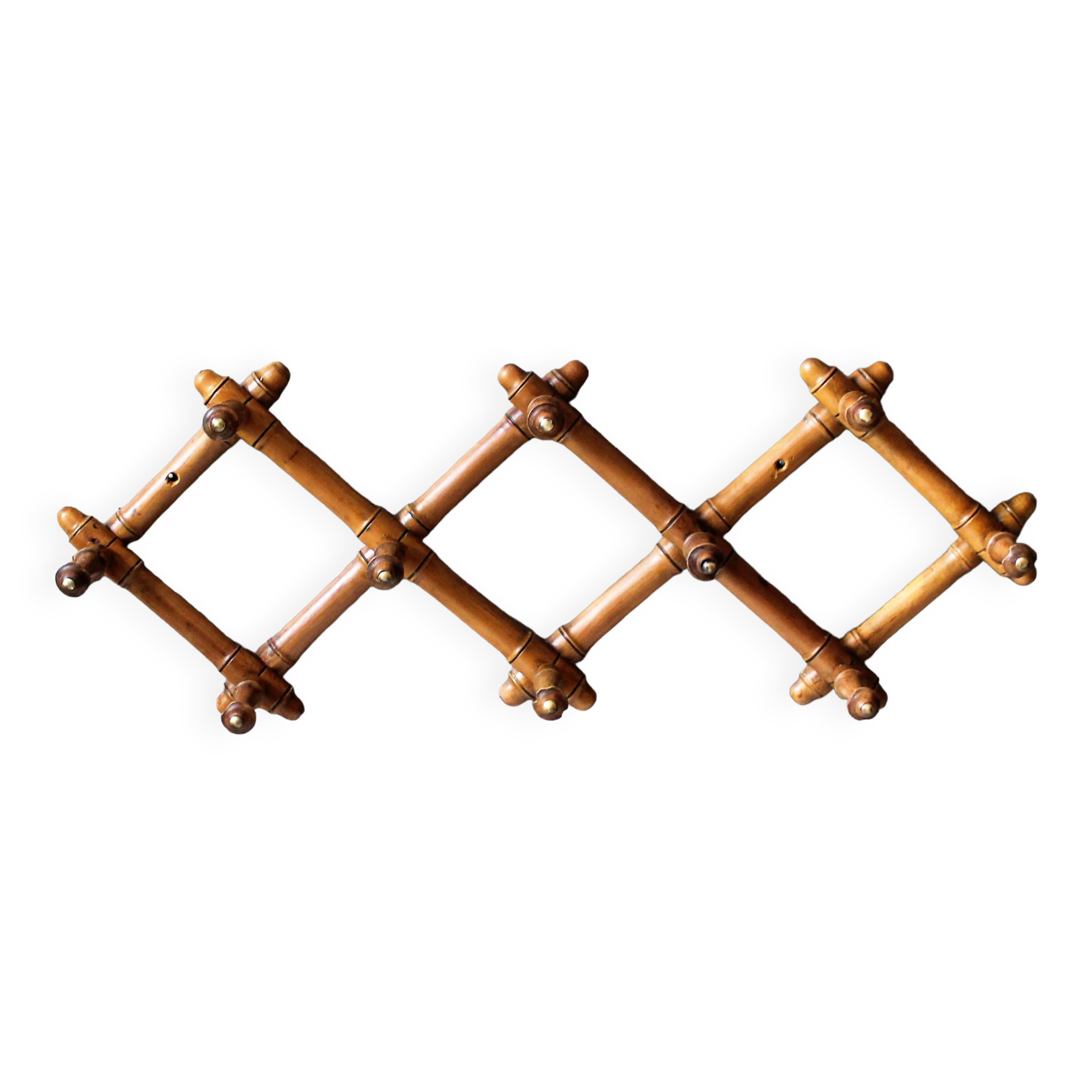 1940s bamboo coat racks