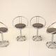 Pair of midcentury bar stools, italy 1970s