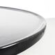 Black Side Table on Wheels