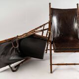 Pair of officers' armchairs