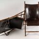 Pair of officers' armchairs