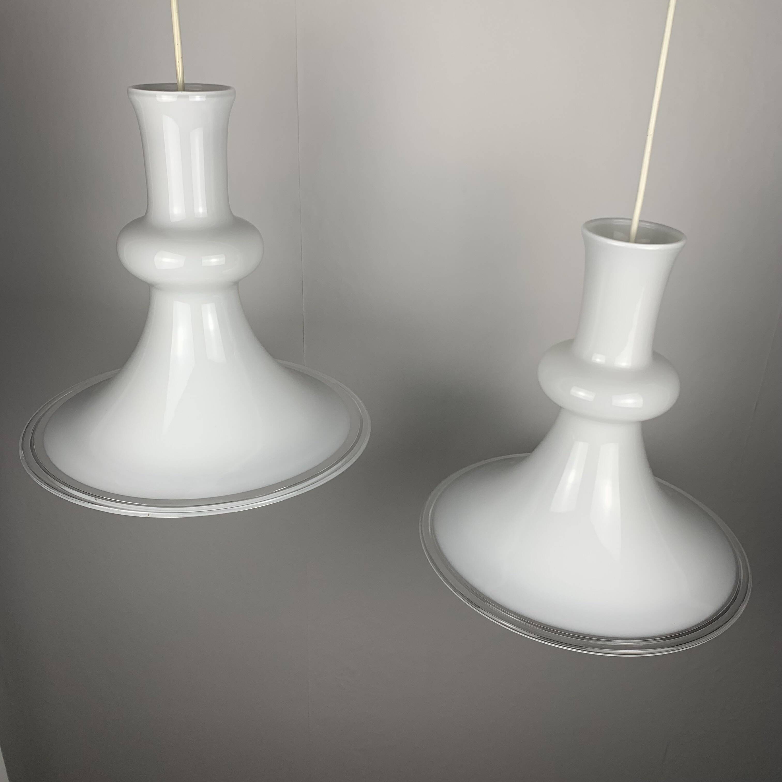 Duo suspension par Michael Bang pour Holmegaard, 1970