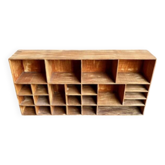 Etagère d'atelier, meuble de métier en bois