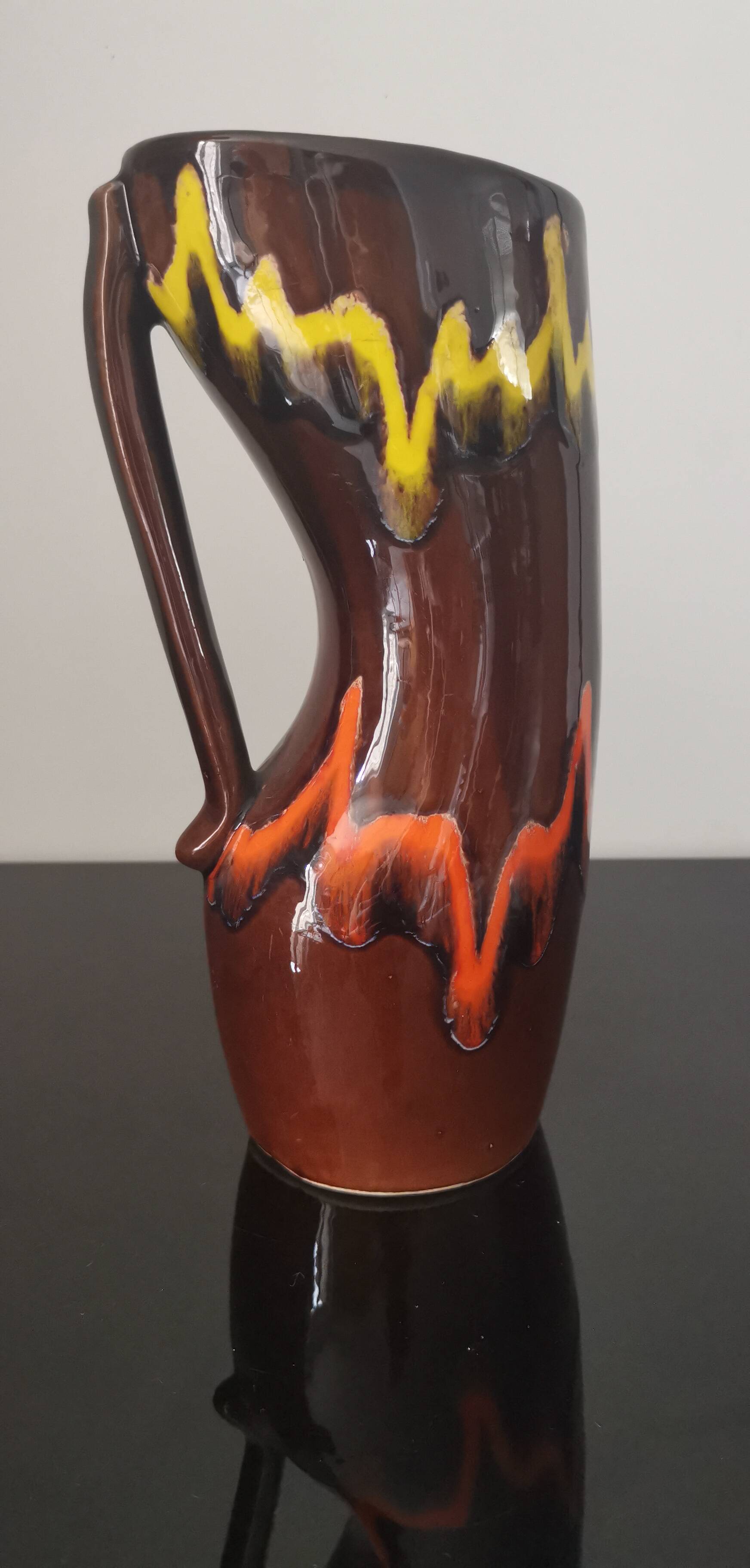 Old Anjou ceramic vase