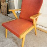 Vintage armchair from the 50s 60s, rockabilly