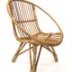 Fauteuil enfant vintage en rotin par Rohe Noordwolde