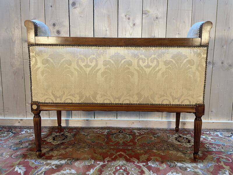 Banquette d'entrée de style Louis XVI