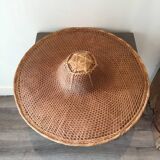 Chapeau asiatique rotin