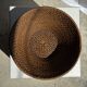 Panier rond en rotin artisanal indonésien D25 H14