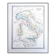 L'Italie ancienne, carte ancienne, imprimée en 1852.