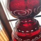 Bohemian crystal vase