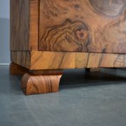 1935s pair of rare art deco bedside tables, Czechoslovakia