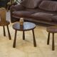 Ensemble de 2 chaises et une table brutaliste pour enfant 1960’s