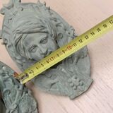 Billiard corner, bronze door knocker