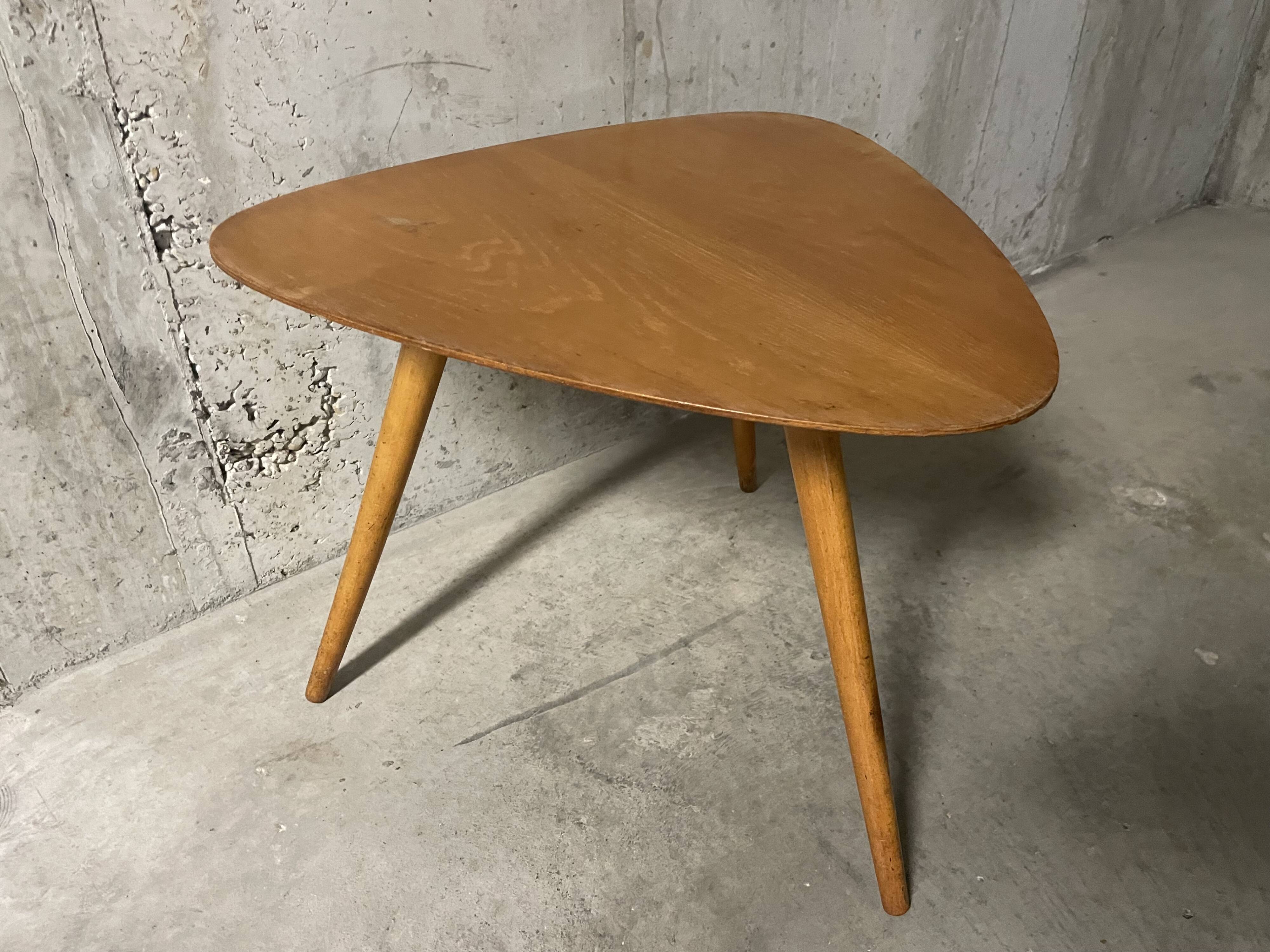1960s tripod coffee table
