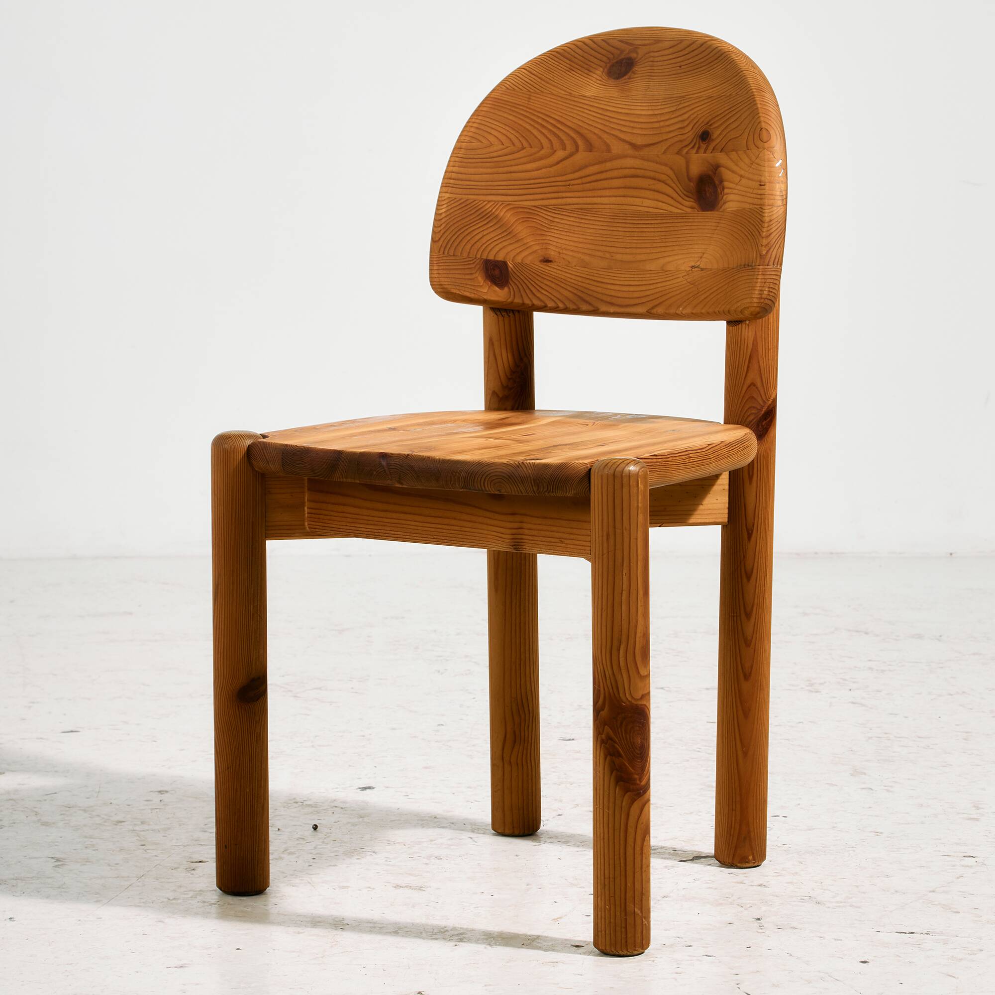 Pine dining set by Rainer Daumiller for Hirtshals Savvaerk, set of 7