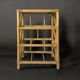 Commode vintage en rotin et bambou