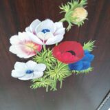 Credenza con decorazioni dipinte a mano, anni '50