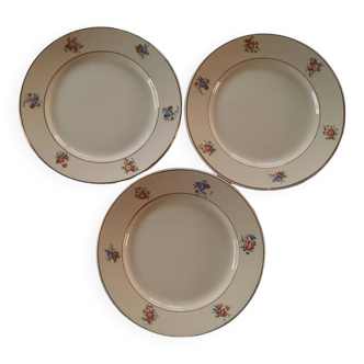 Badonviller dessert plates Small flowers