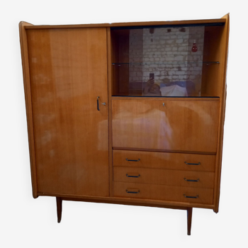 Armoire / Vitrine / secrétaire années 50 / 60