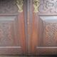 Armoire de ferme en chêne sculpté antique, 1780