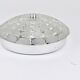 Peill & Putzer Large Round Op Art Glass Sconce, Wall Lamp, Flush Mount, Germany, 1970s