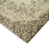 Tapis beige oriental unique fait à la main 208 cm x 310 cm